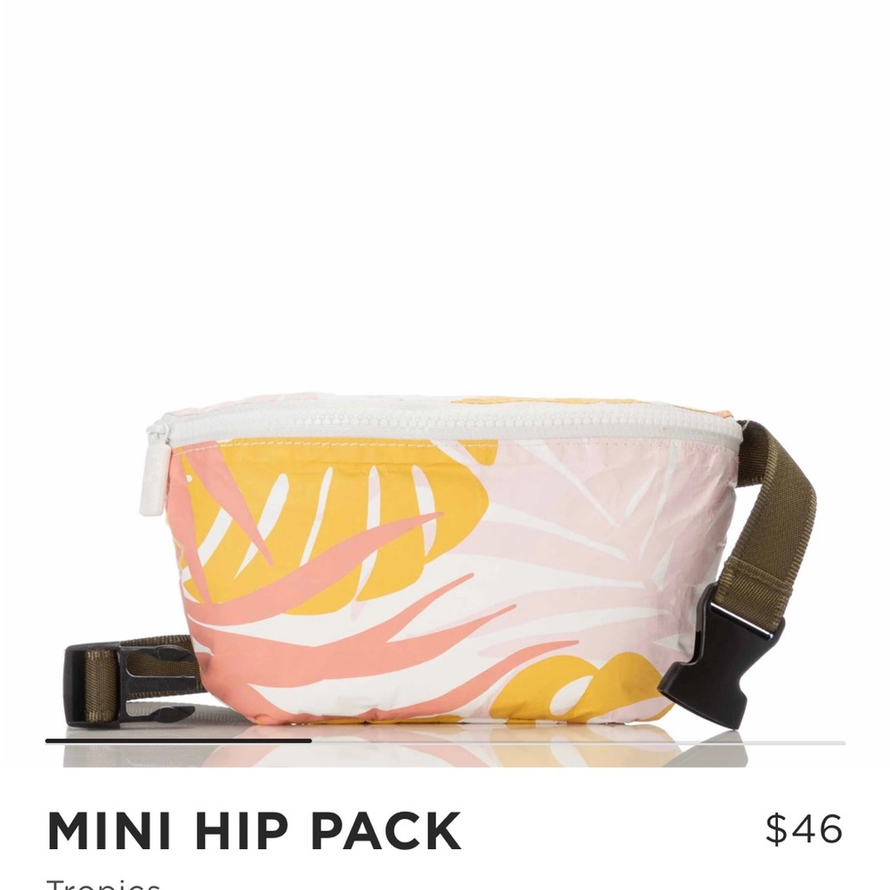 Aloha Collection Mini Hip Pack - Pink and Yellow
